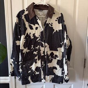 Cow Print Women's Jacket